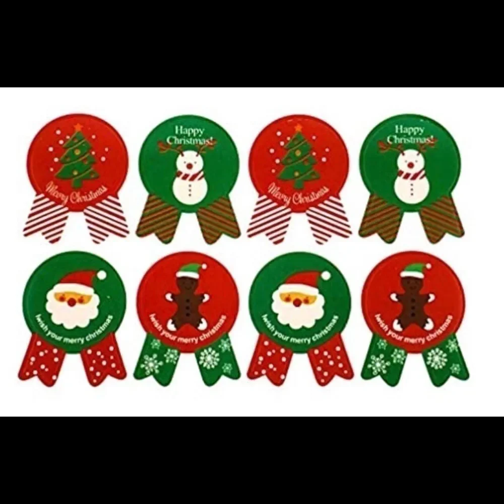 Poly Mix 6x9 10x13 50 pcs XMAS Bundle stickers